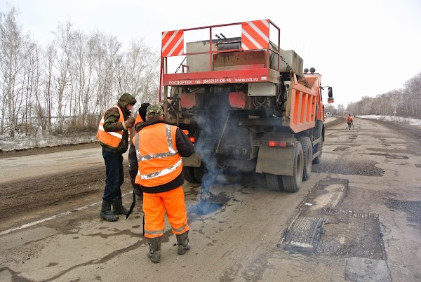 Работы по содержанию автомобильных дорог в зимний период